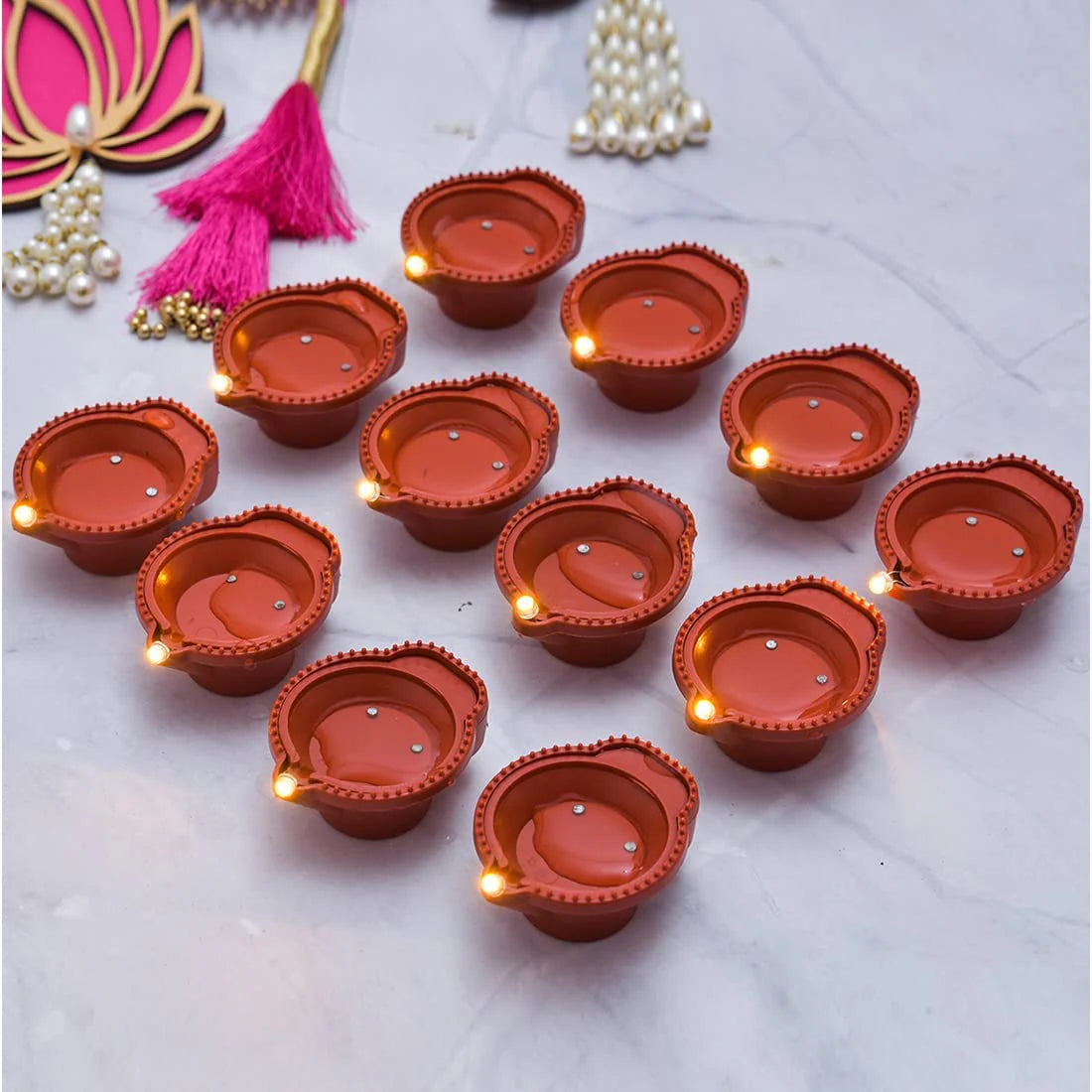 đ„ Reusable Water Sensor LED Diyas â Bright, Long-Lasting & Hassle-Free