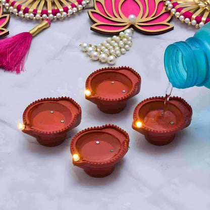💥 Reusable Water Sensor LED Diyas – Bright, Long-Lasting & Hassle-Free